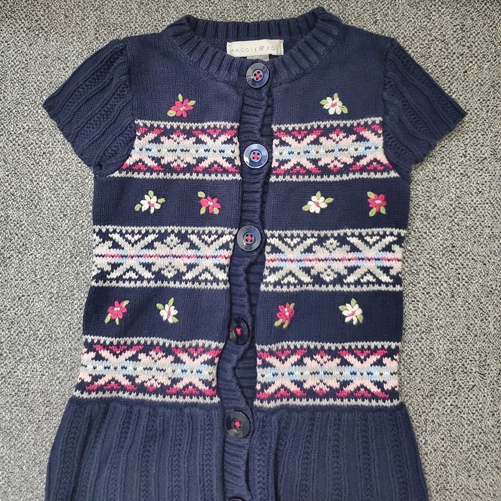 Maggie & Zoe Knit Sweater Dress Top Size 24m
